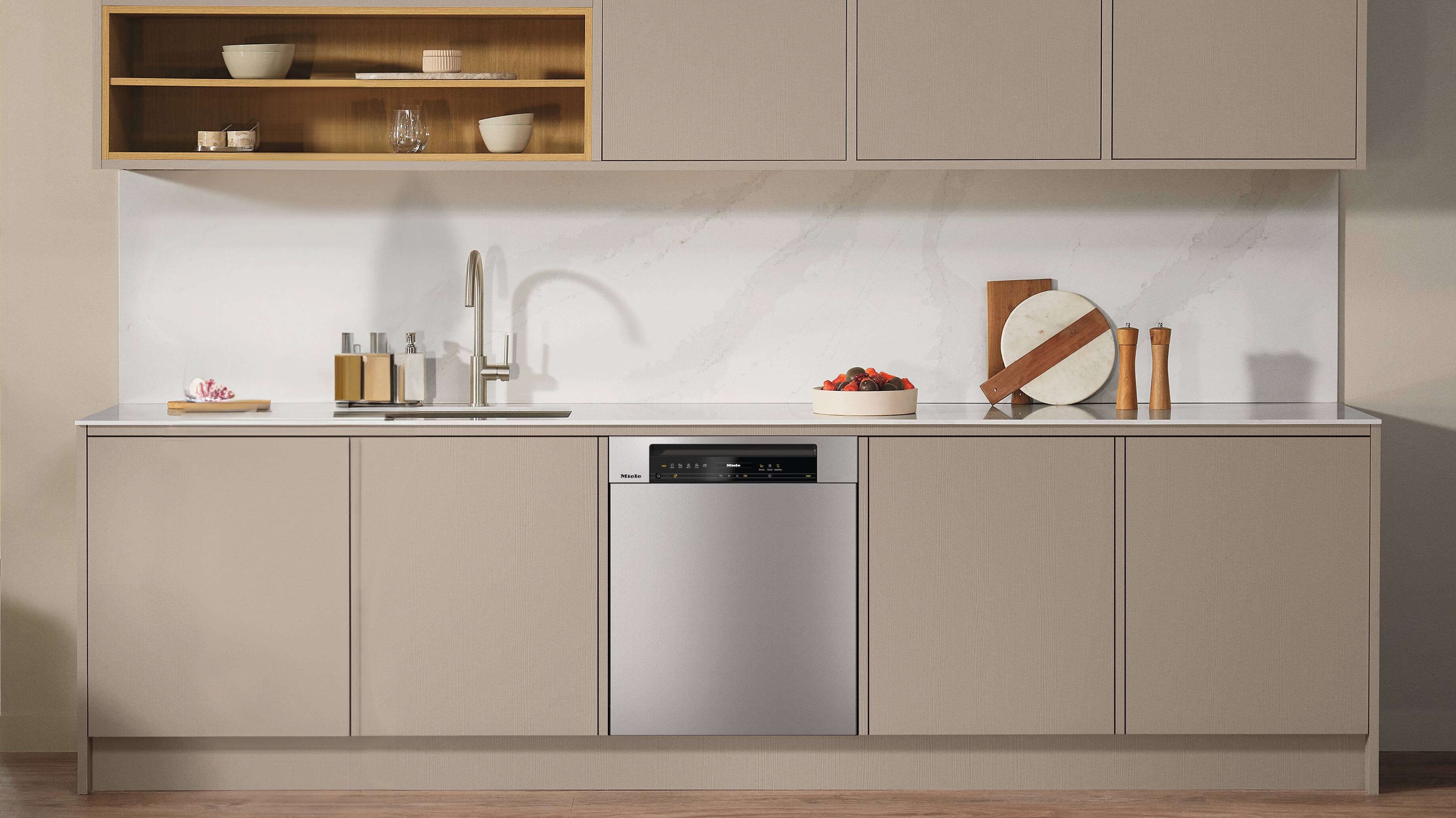 Built-under dishwasher