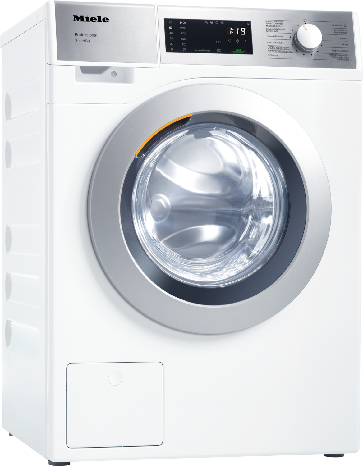 PWM 1108 SmartBiz [EL DP] Vaskemaskine, elopvarmet produktfoto Front View ZOOM