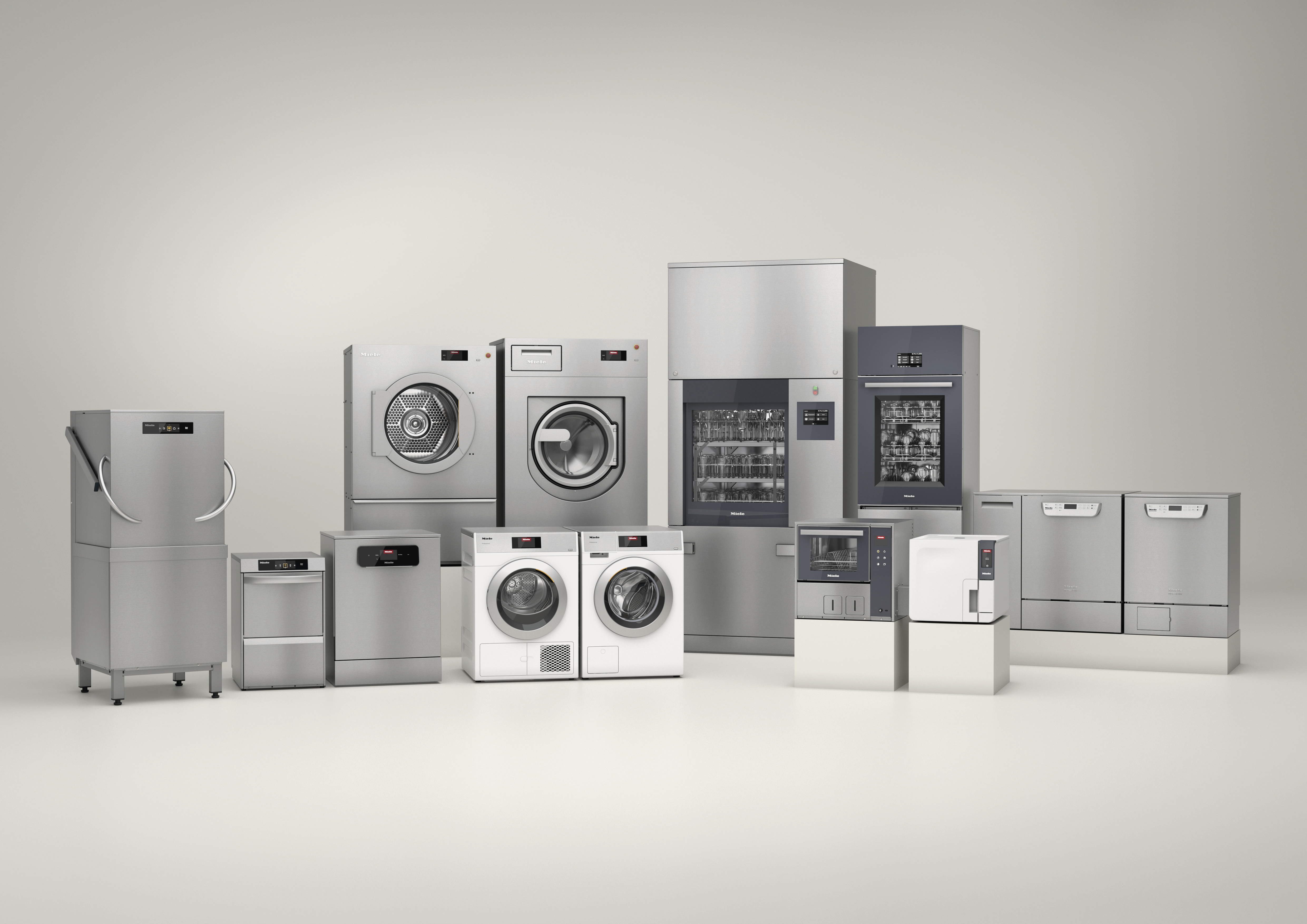 Resumen de equipos Miele Professional