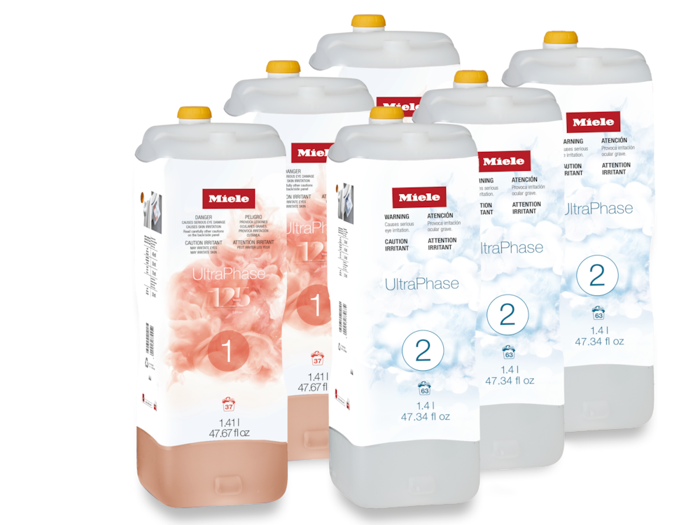 Miele UltraPhase 1 ・2洗濯洗剤 6本セット Miele - Set 6 UltraPhase Edition125 NA – Detergent