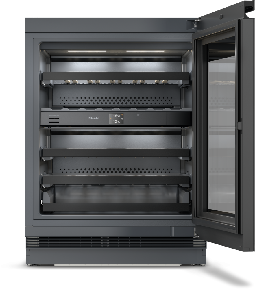 Refrigeration - KWTUS 7074 F Obsidian Black glass - 2
