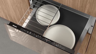 Beige kitchen drawer