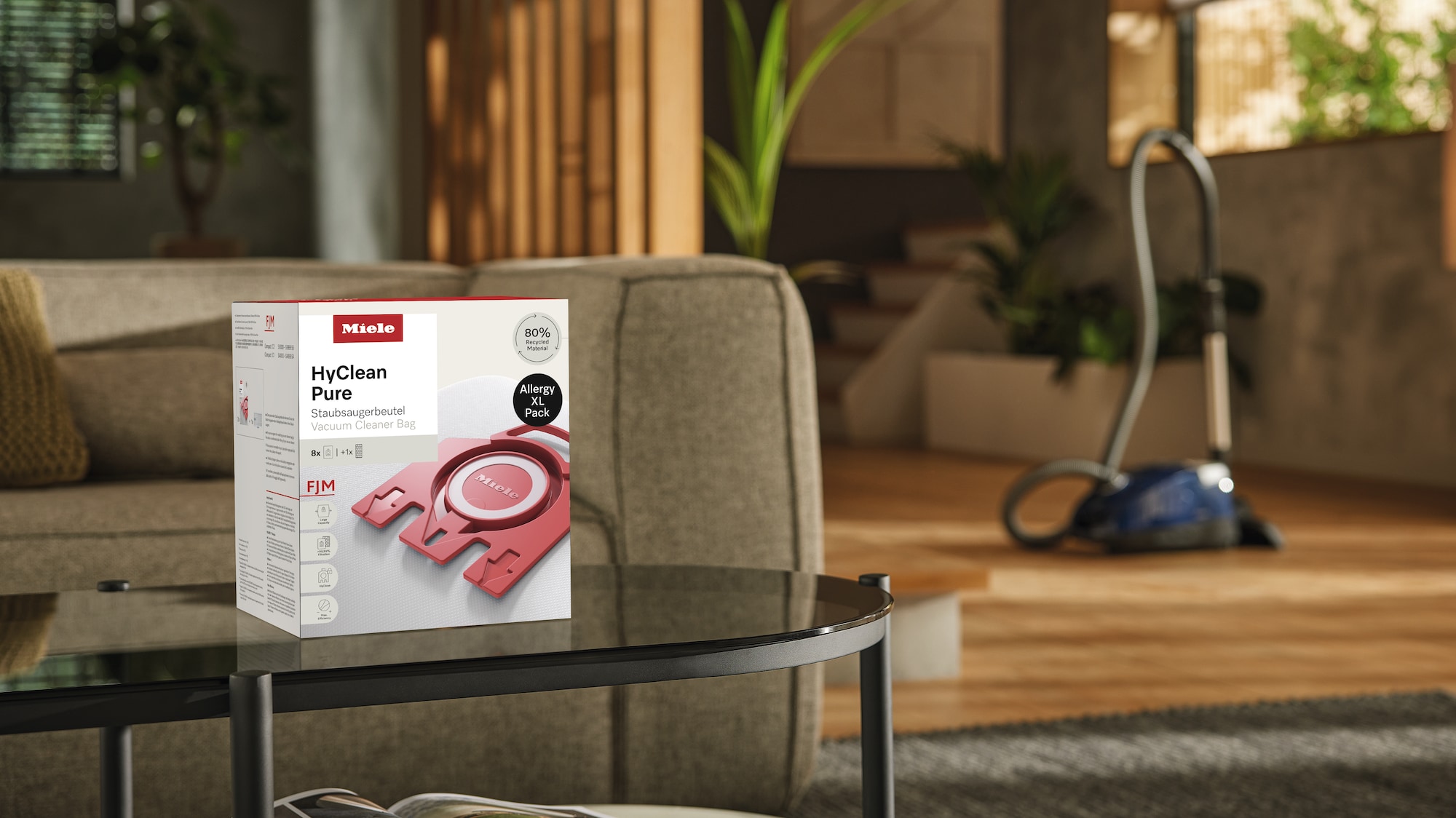 Aspirateur Miele avec chien