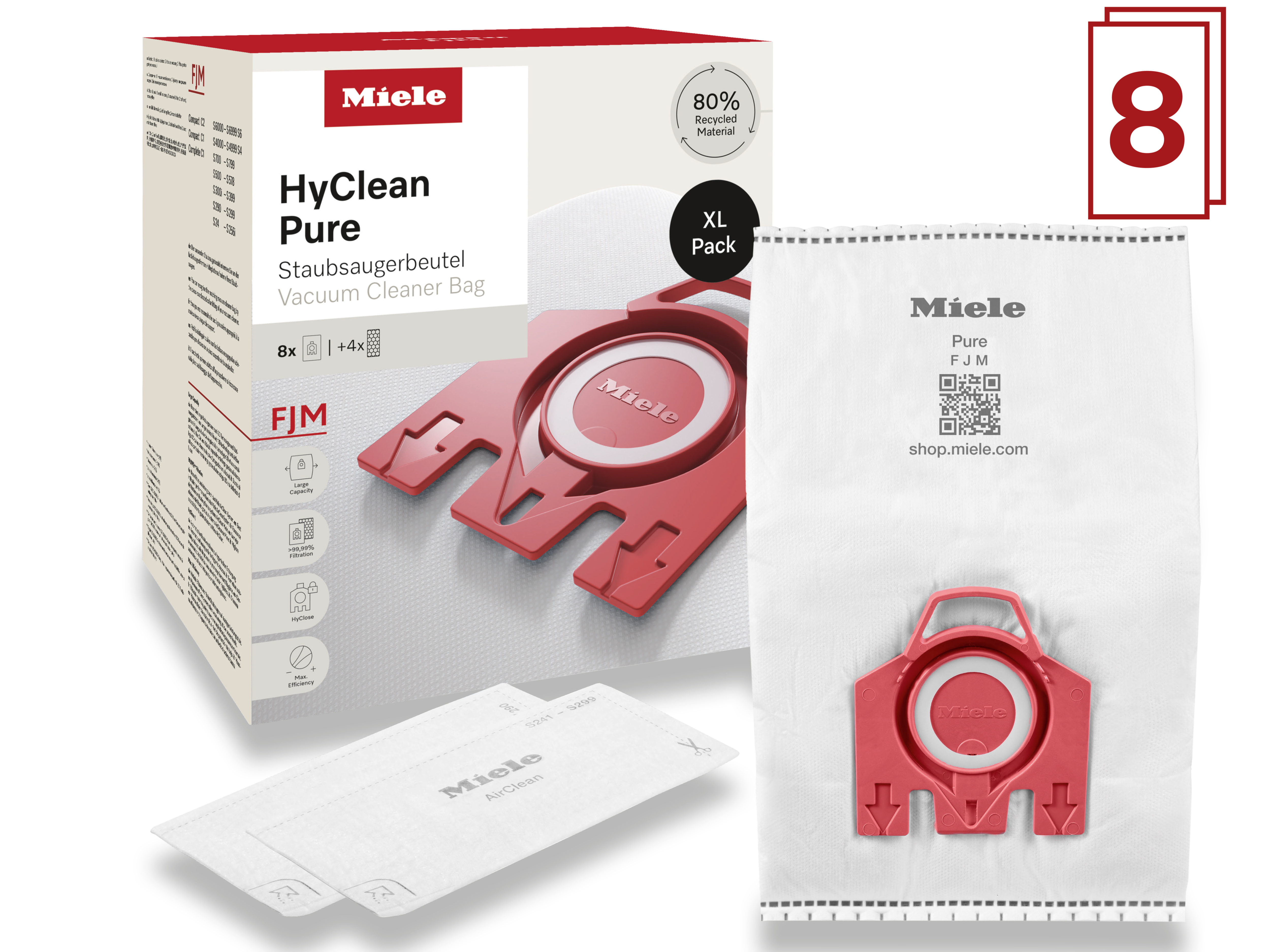 FJM XL HyClean Pure Vacuum cleaner accessories Miele