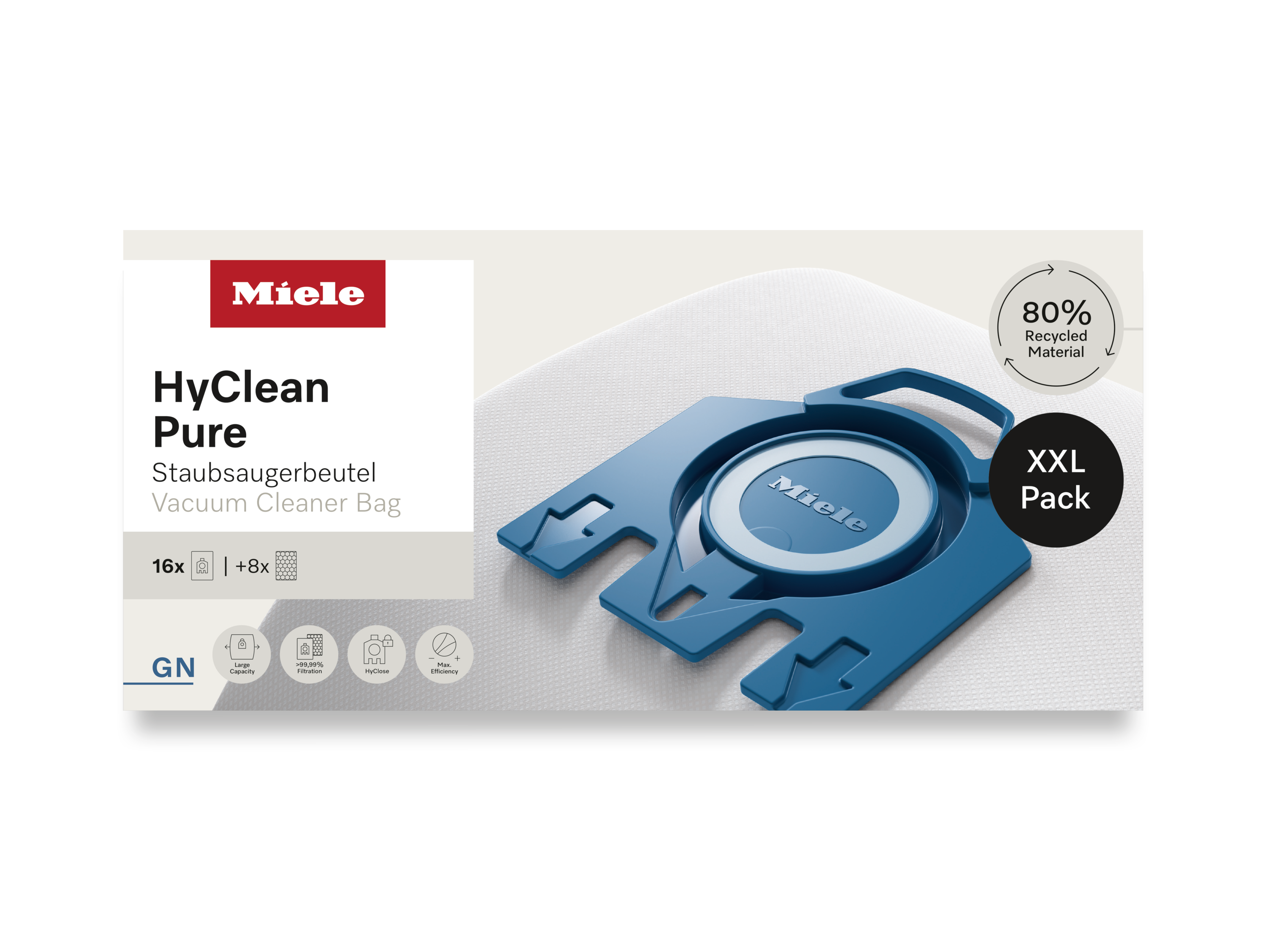 Accesorii pentru aspiratoare - Saci și filtre pentru aspiratoare - GN XXL HyClean Pure