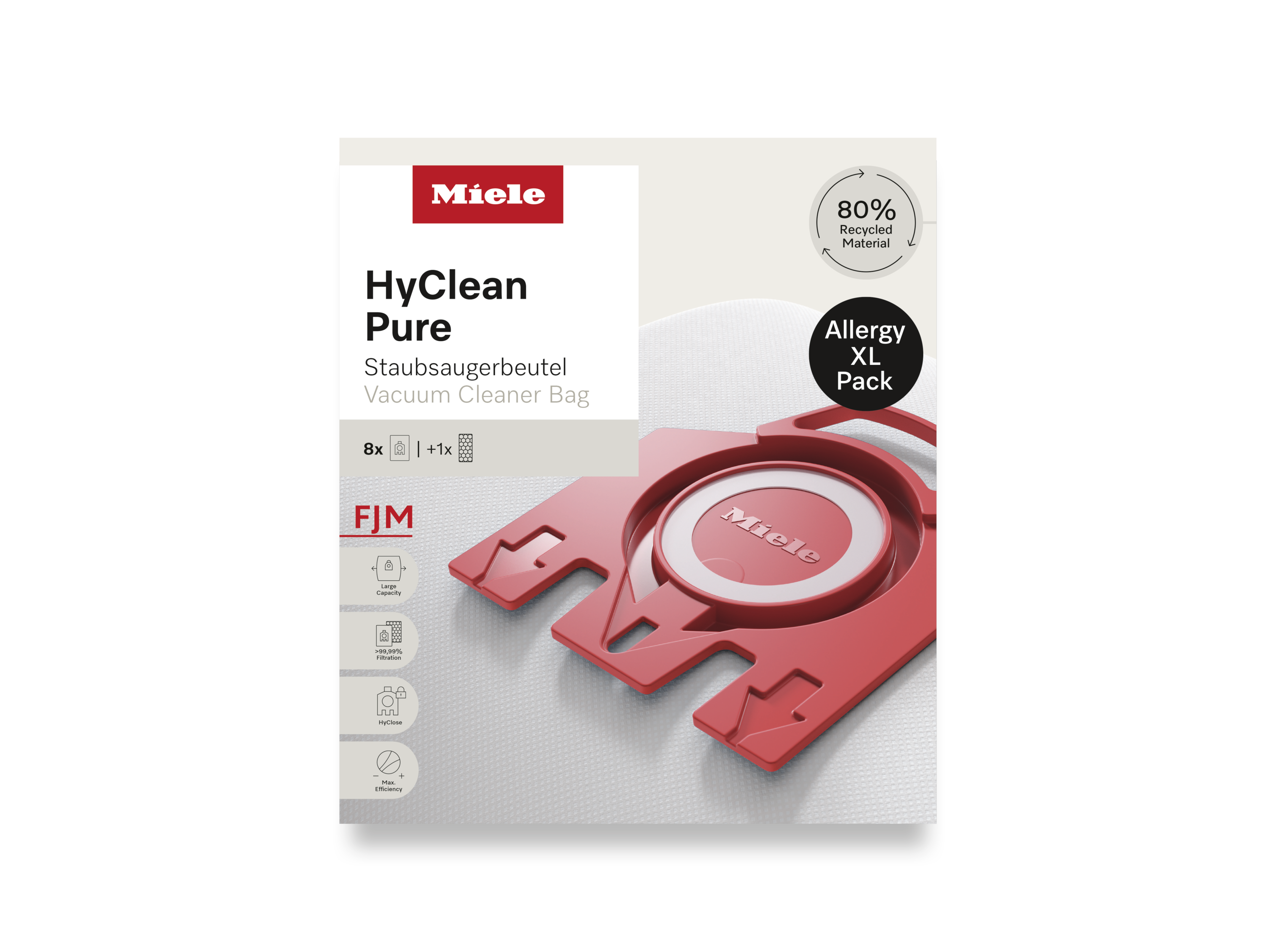 Accessoires stofzuigers - Stofzuigerzakken en -filters - FJM Allergy XL HyClean Pure