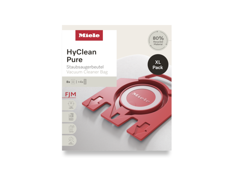 8 stofzuigerzakken HyClean Pure FJM voor een voordeelprijs