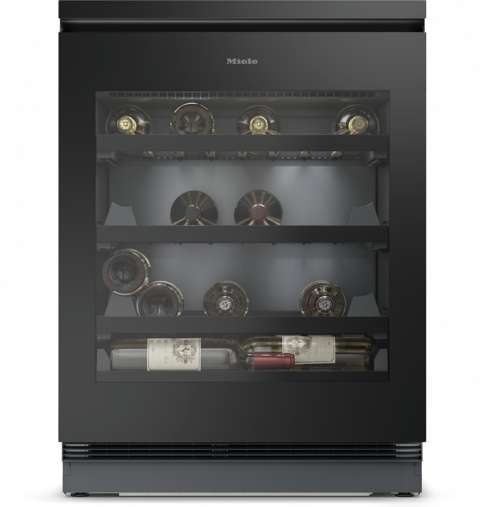 Réfrigérateurs/congélateurs - KWTUS 7054 F Noir obsidien (verre) - 1
