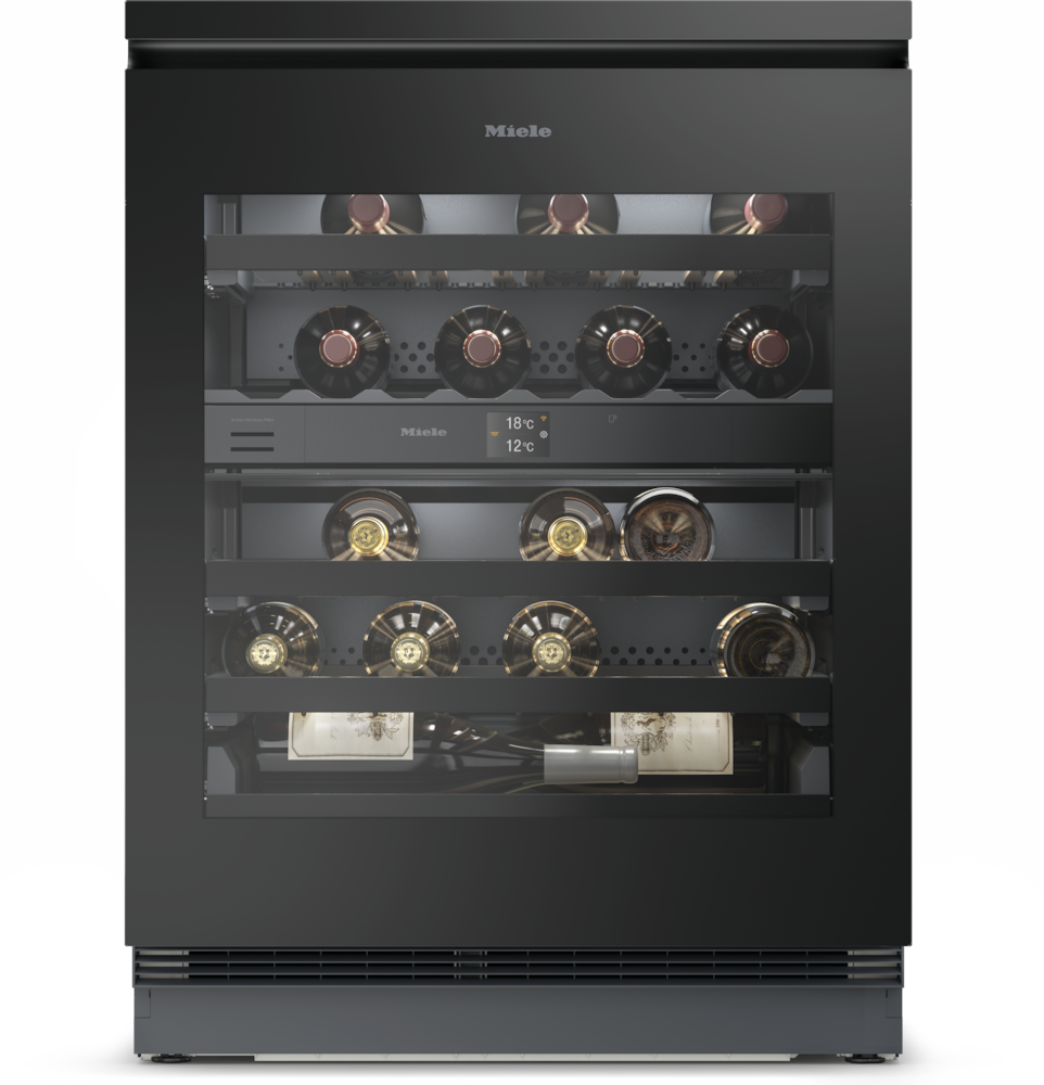 Refrigeration - KWTUS 7074 F Obsidian Black glass - 1