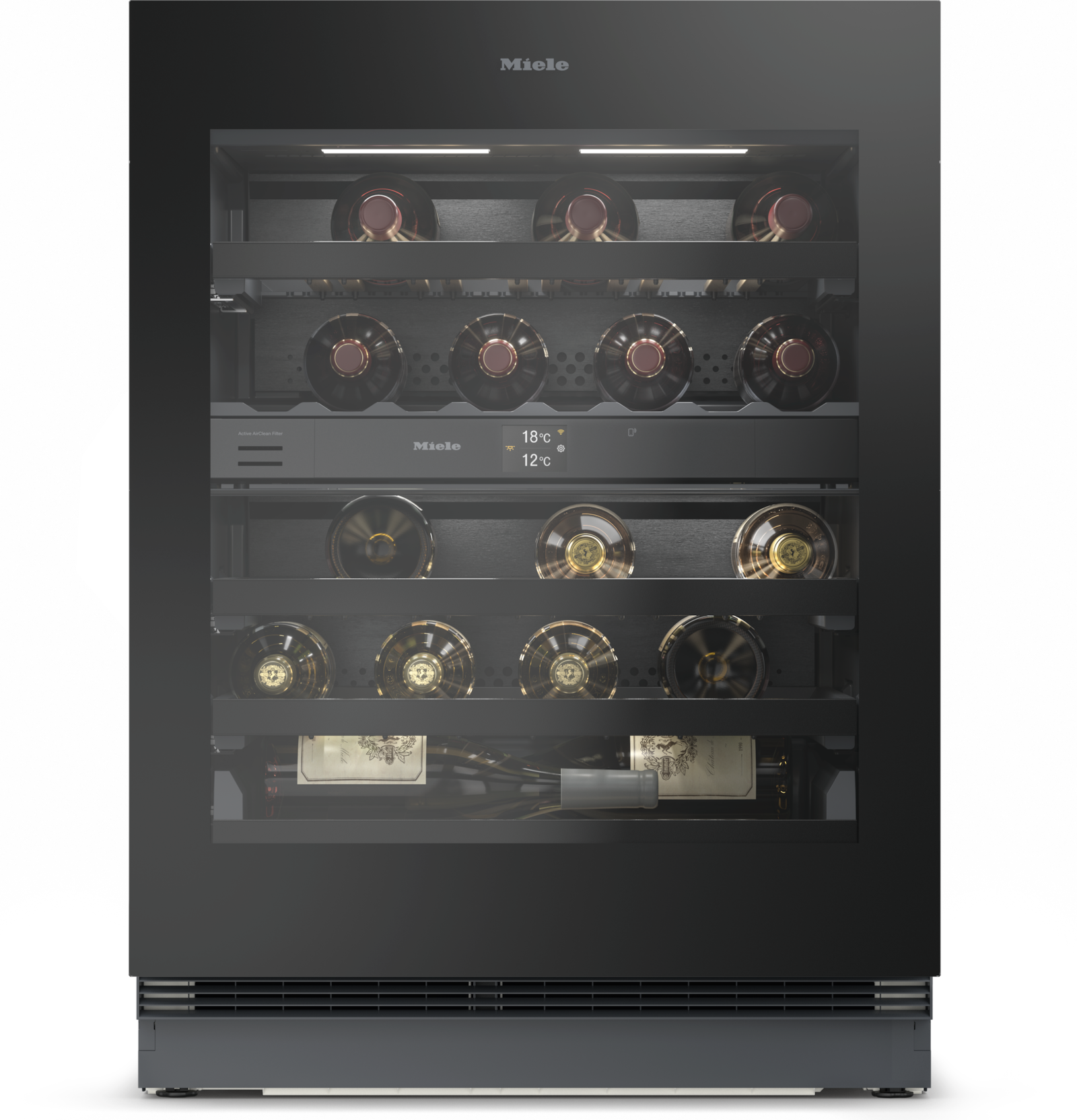 Refrigeration - KWTUS 7096 E Obsidian Black glass - 1