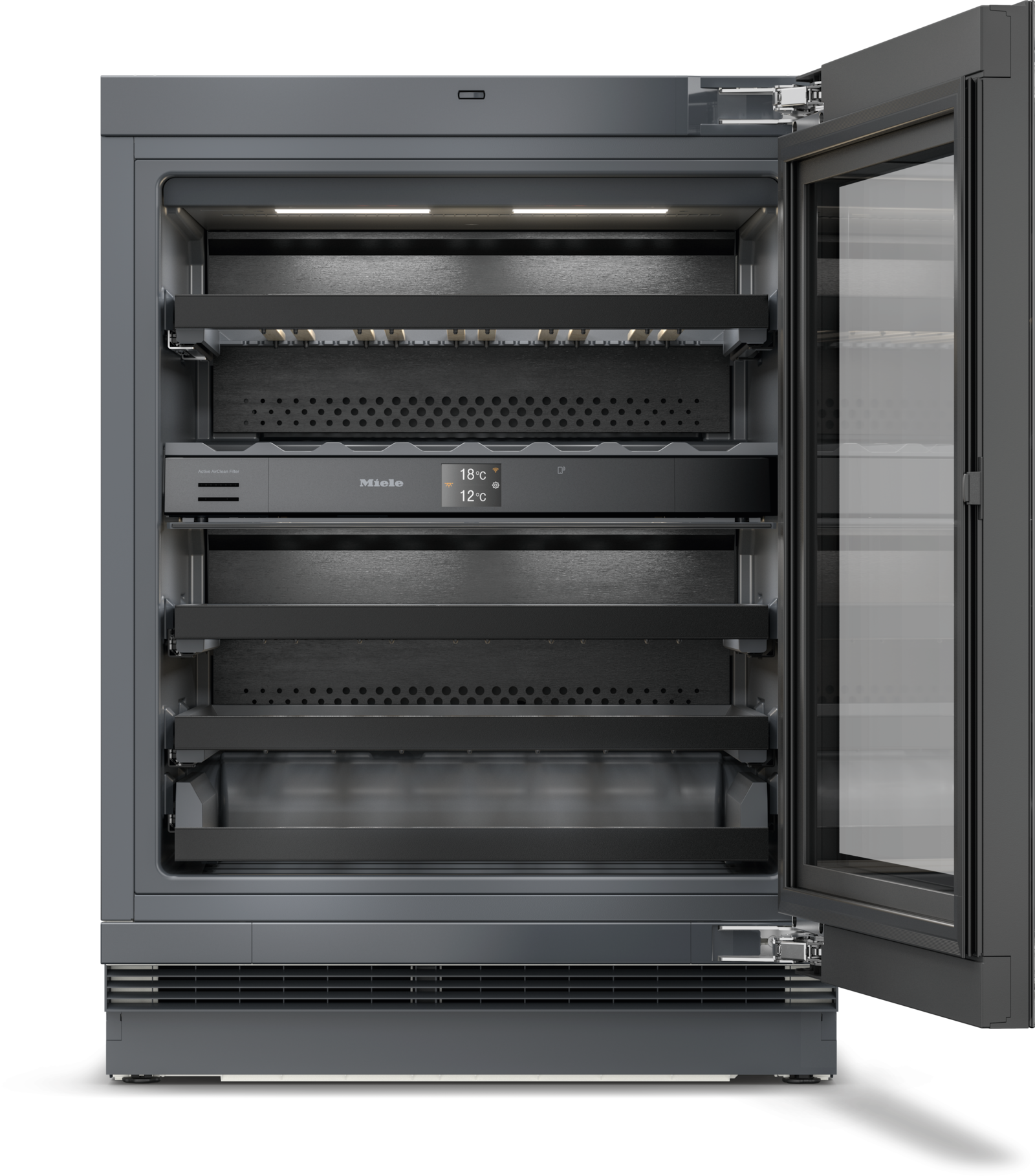 Refrigeration - KWTUS 7096 E Obsidian Black glass - 2