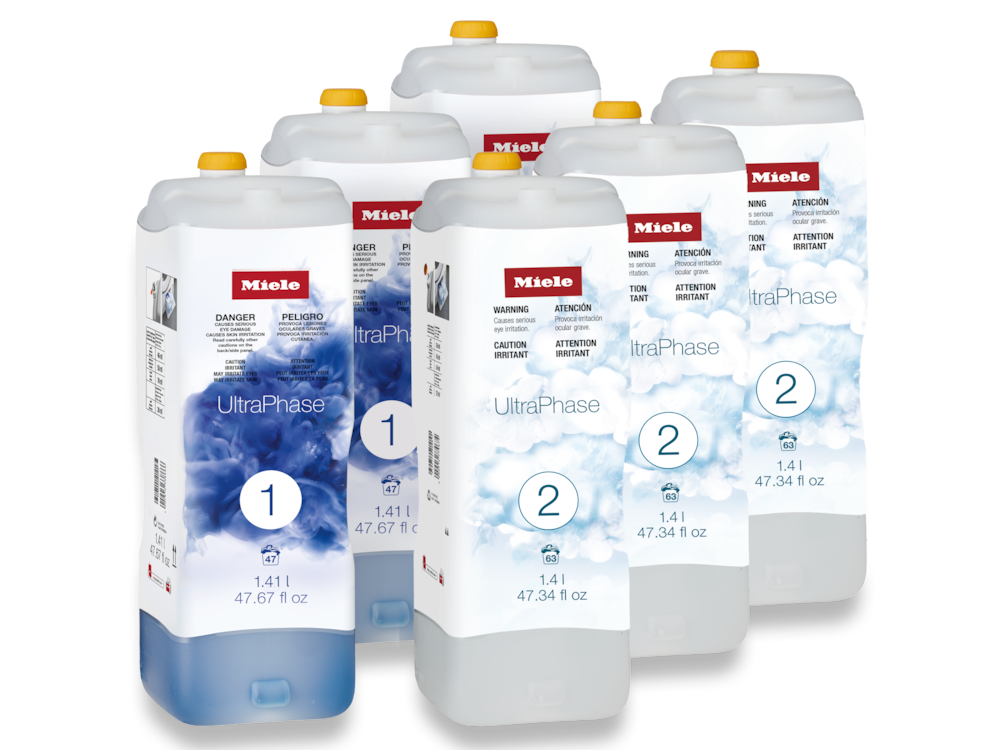 Miele UltraPhase 1 ・2洗濯洗剤 6本セット Miele - Set 6 UltraPhase – Detergent