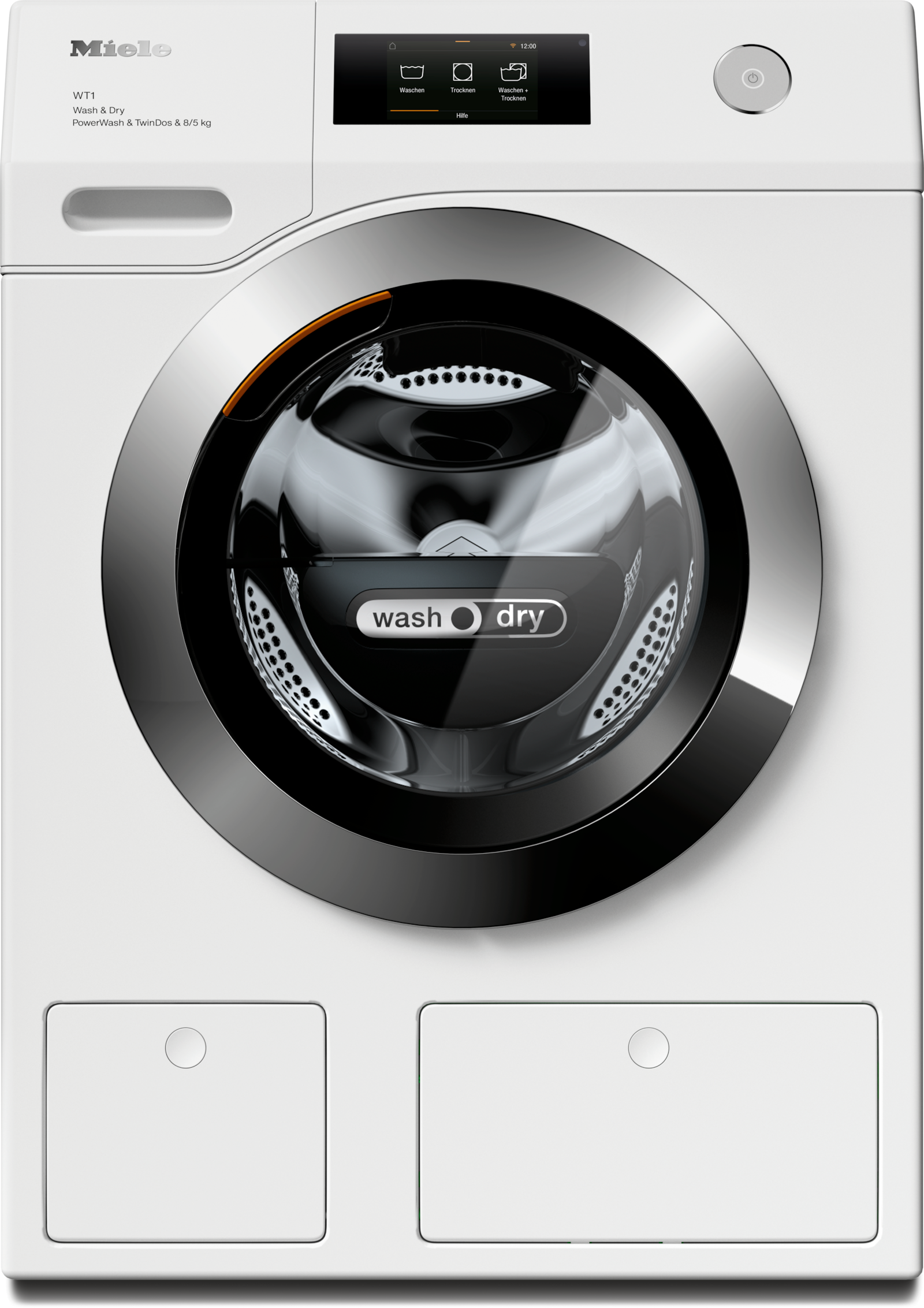 Washing machines - WTR870WPM PWash&TDos 8/5kg Lopoč bijela - 1