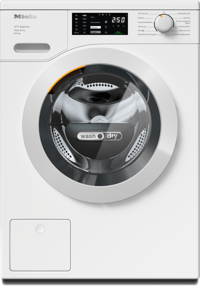 Miele - WTD163 WCS 8/5 kg Lotuswit – Was- en droogcombinatie - 1