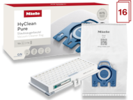 Hygiene XXL-Pack GN HyCl.Pure 30 16 vacuum cleaner bags and 1 HEPA filter.