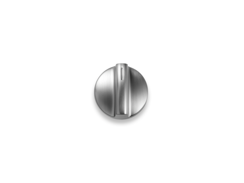 Kitchen appliance spare parts - Programme knob Stainless steel D 38mm