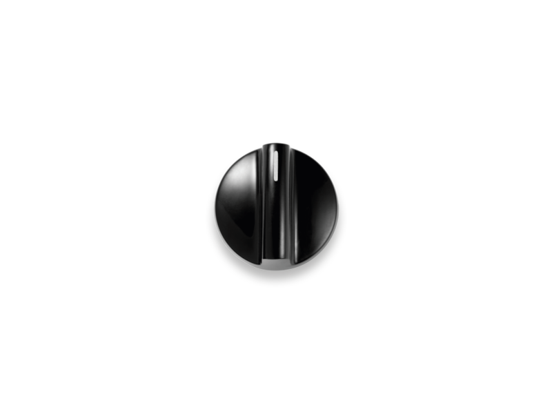 Onderdelen keuken - Schakelknop zwart D 38mm KD