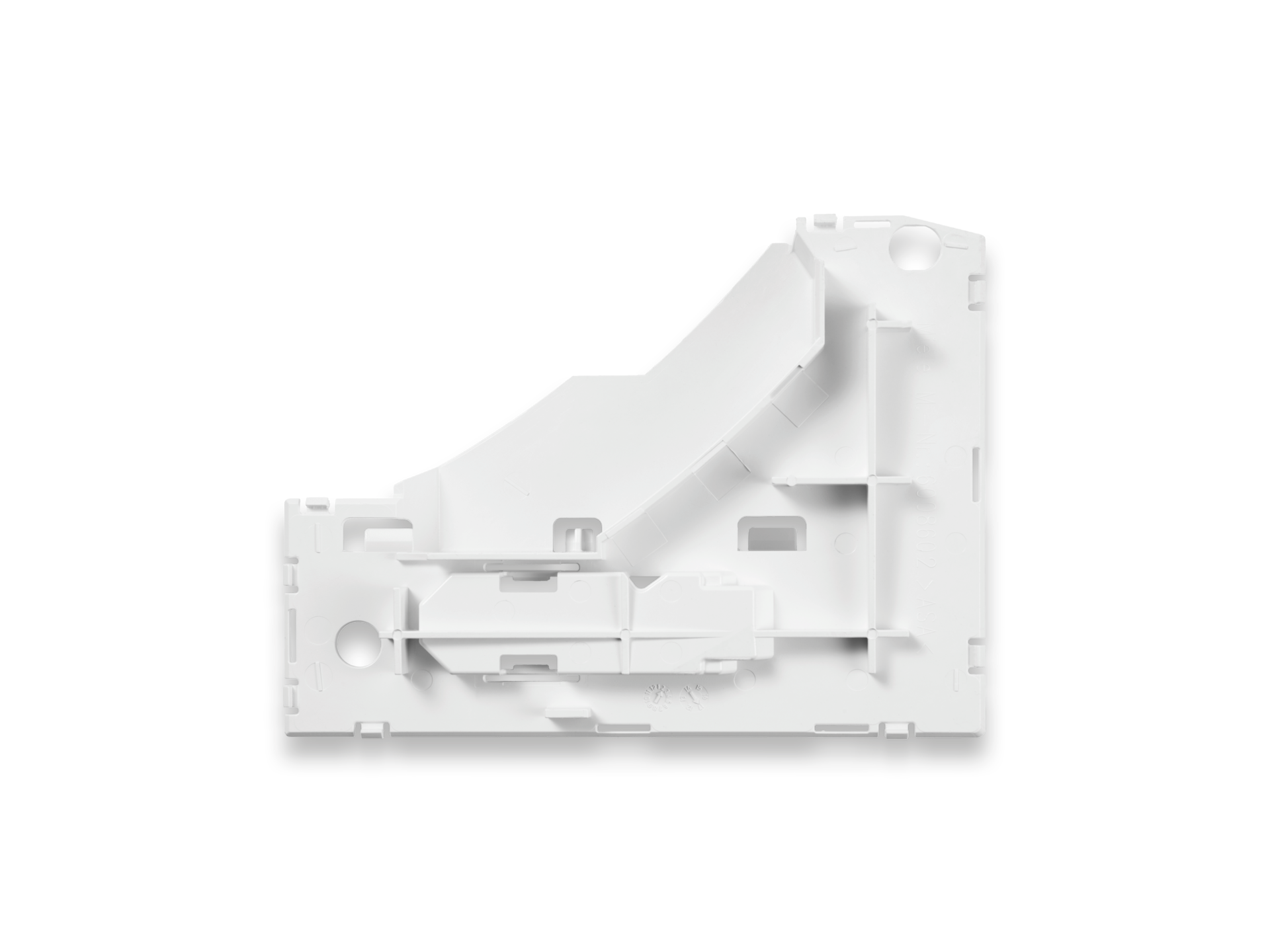 Ricambi domestico - maniglia incassata bianco loto - 2