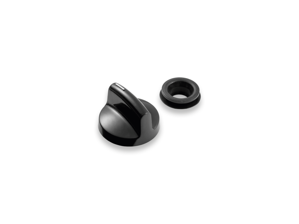 Spare parts - Domestic - Kapcsológomb Fekete D 38mm KD - 2