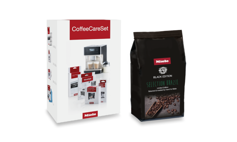 Gerätepflege - Coffee Care Set + Kaffee