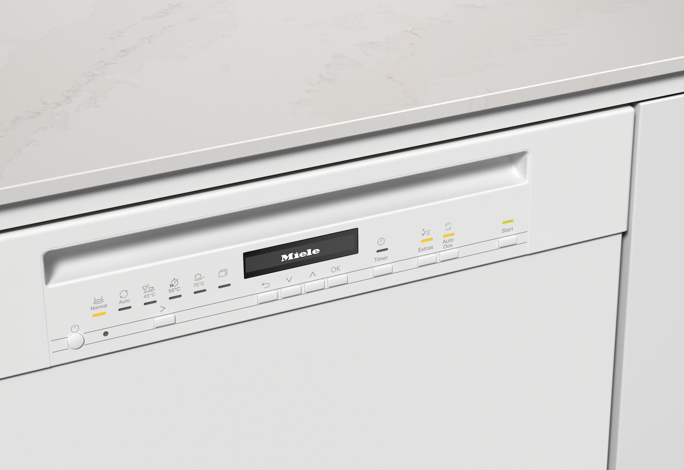 G 7130 C SCU BRWS AutoDos 세미 빌트인 식기세척기 product photo Back View ZOOM
