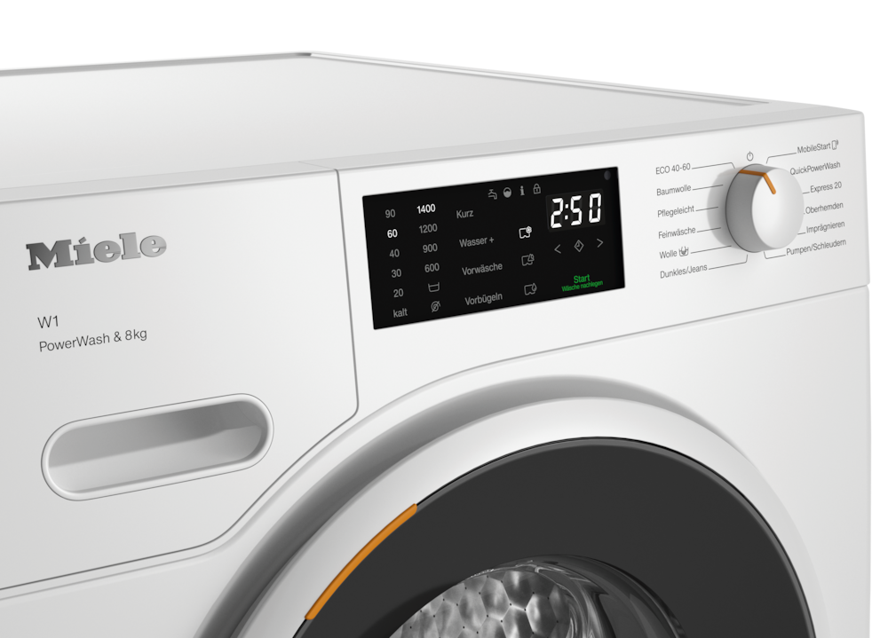 Lave-linge - WWB360 WPS PWash&8kg Blanc lotus - 4