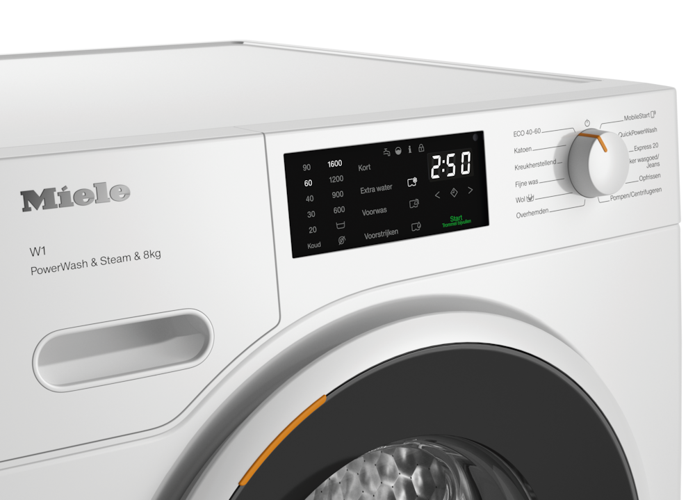Miele - WWC380 WCS PWash&Steam&8kg Lotuswit – Wasmachines - 4 Miele - WWC380 WCS PWash&Steam&8kg Lotuswit – Wasmachines - 4