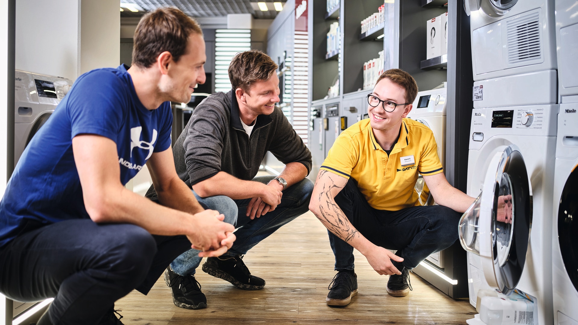 Miele UltraPhase Sensitive integriert in eine Miele Waschmaschine