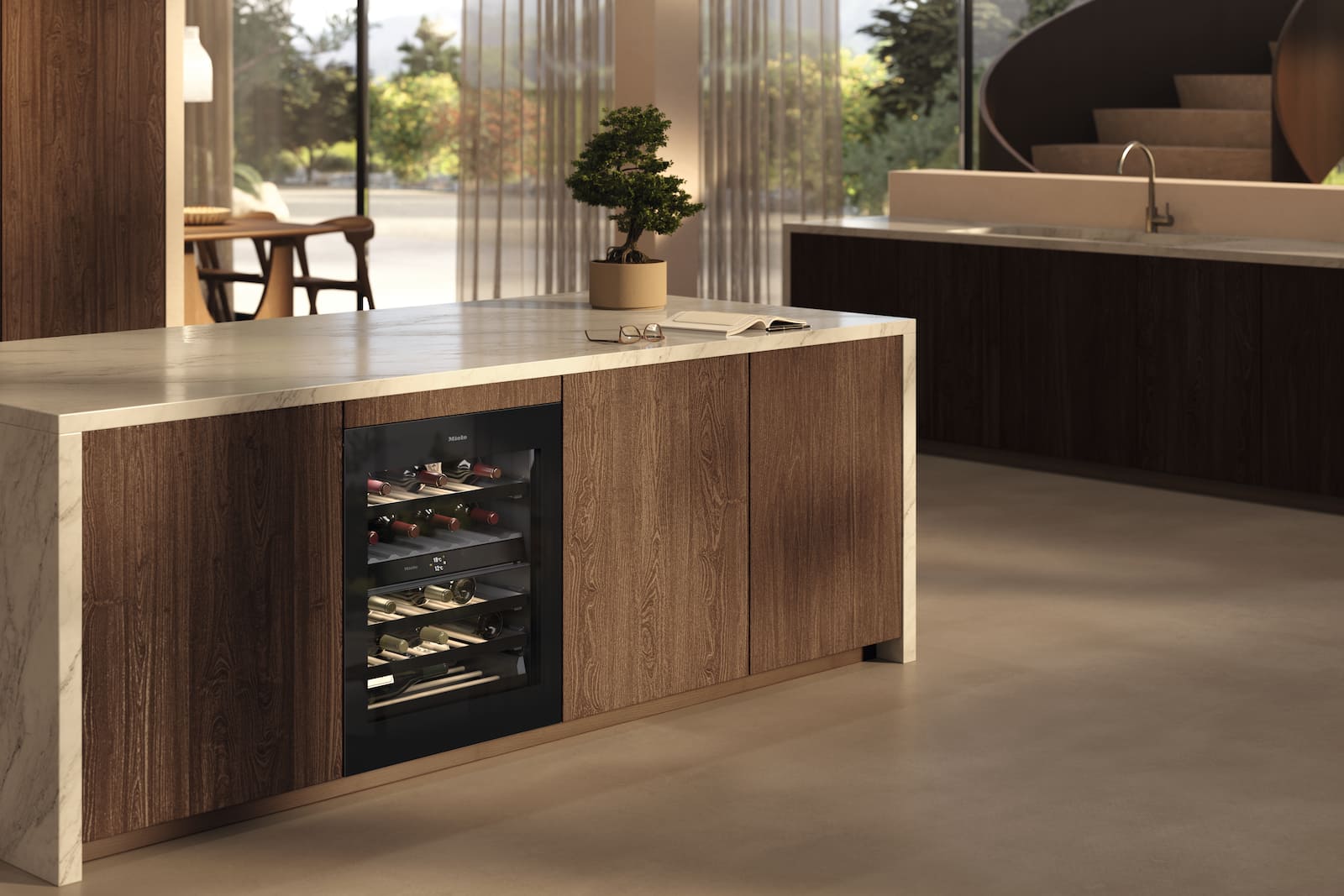 Refrigeration - KWTUS 7096 E Obsidian Black glass - 4