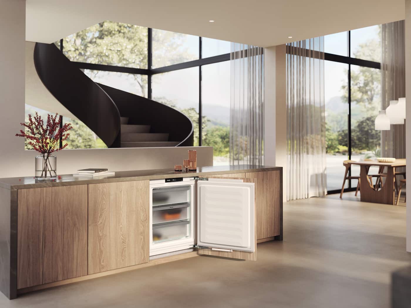 Miele FNUS 7040 D Tezgah altı dondurucu, 82-88 cm niş yüksekliği Miele FNUS 7040 D Tezgah altı dondurucu, 82-88 cm niş yüksekliği