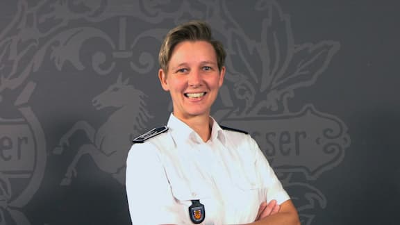Portrait de Jeanette Theilmeier, responsable des pompiers de l’usine Miele
