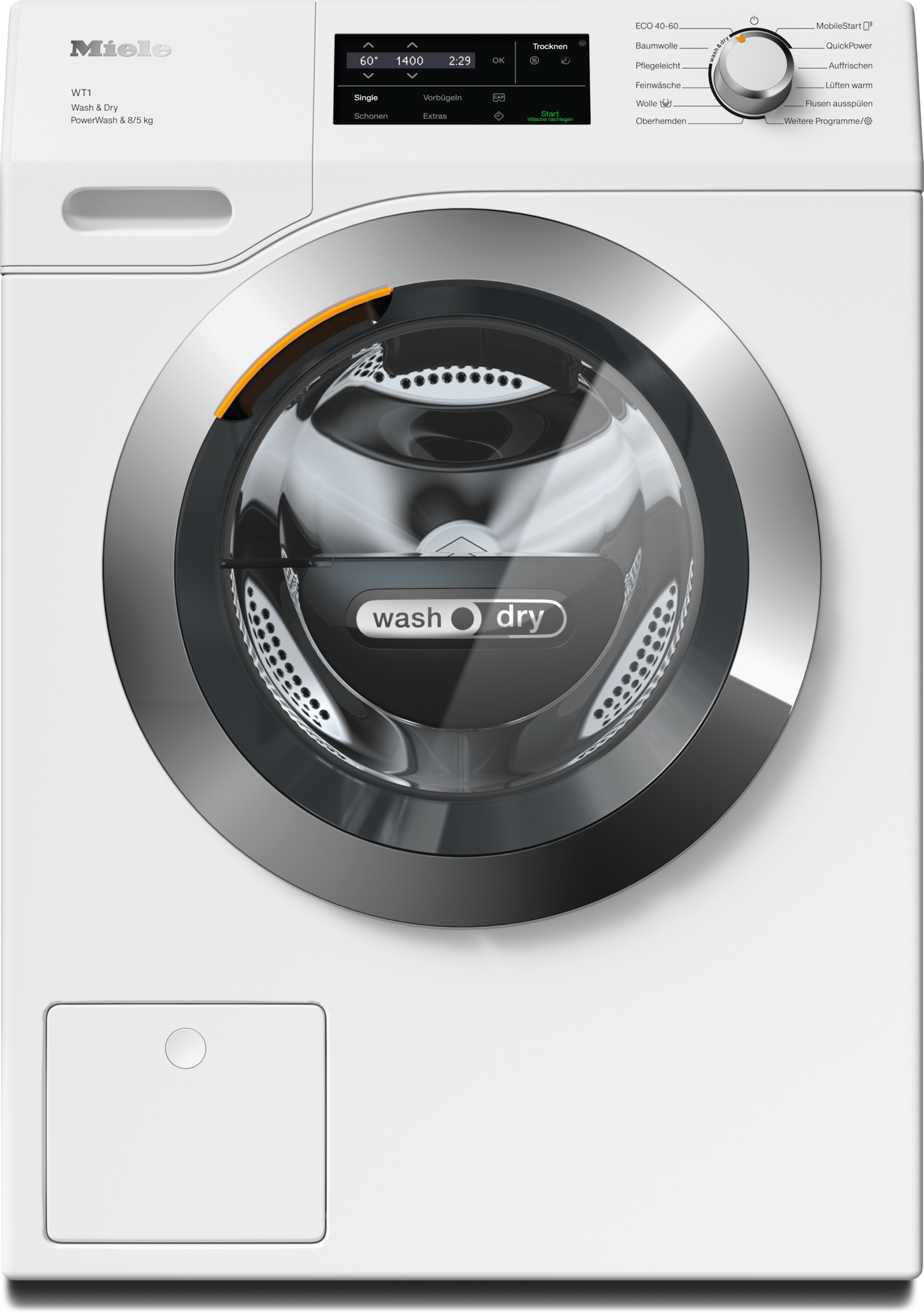 Washing machines - WTI370 WPM PWash 8/5kg Lopoč bijela - 1