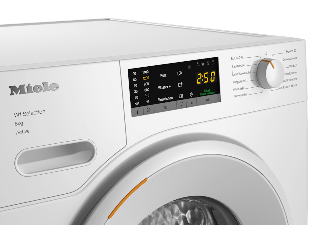 Miele - WSA123 WCS 8kg Active Lotosweiß – Waschmaschinen - 4