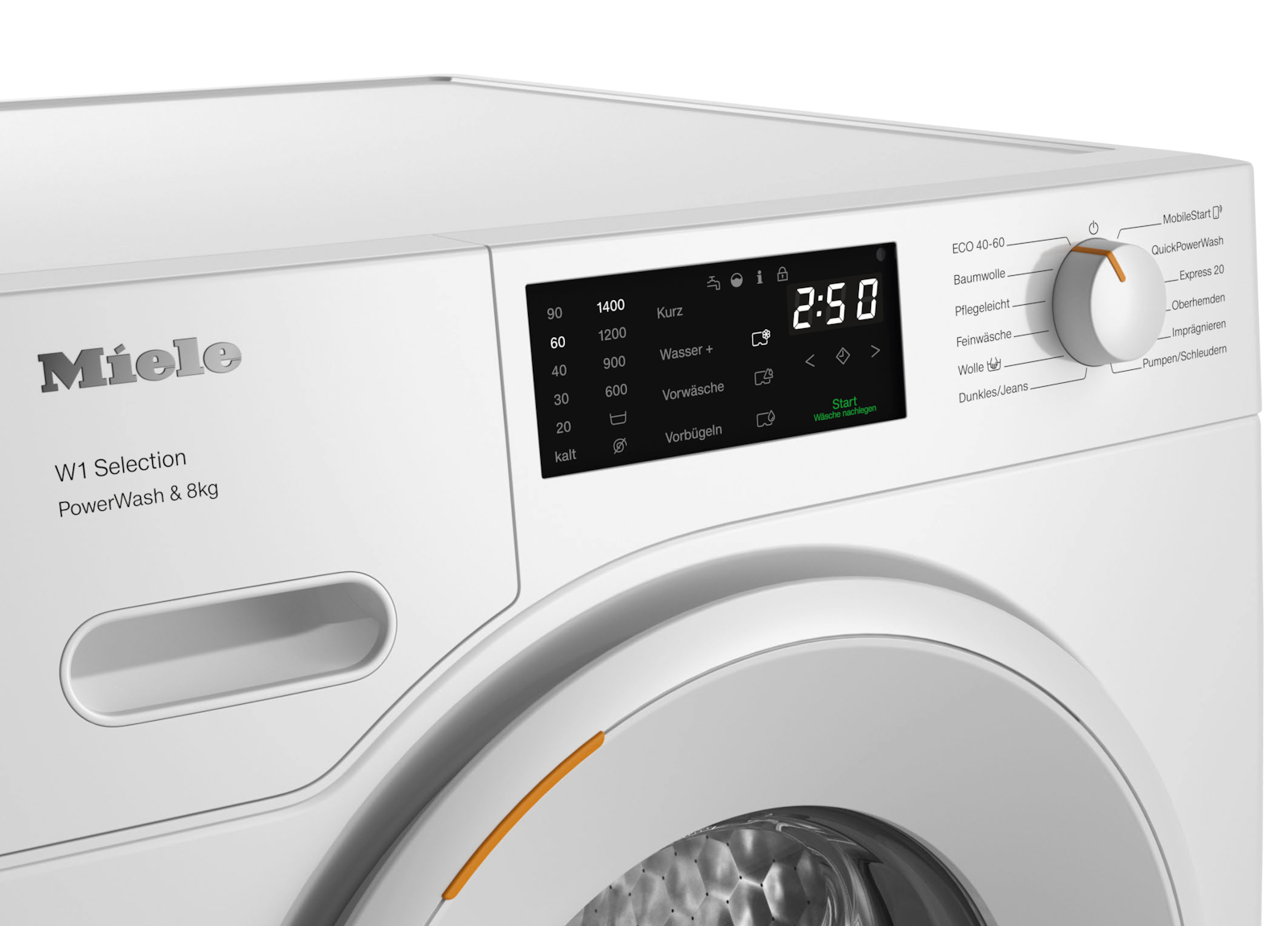 Waschmaschinen - WSB363 WCS PWash&8kg Lotosweiß - 4
