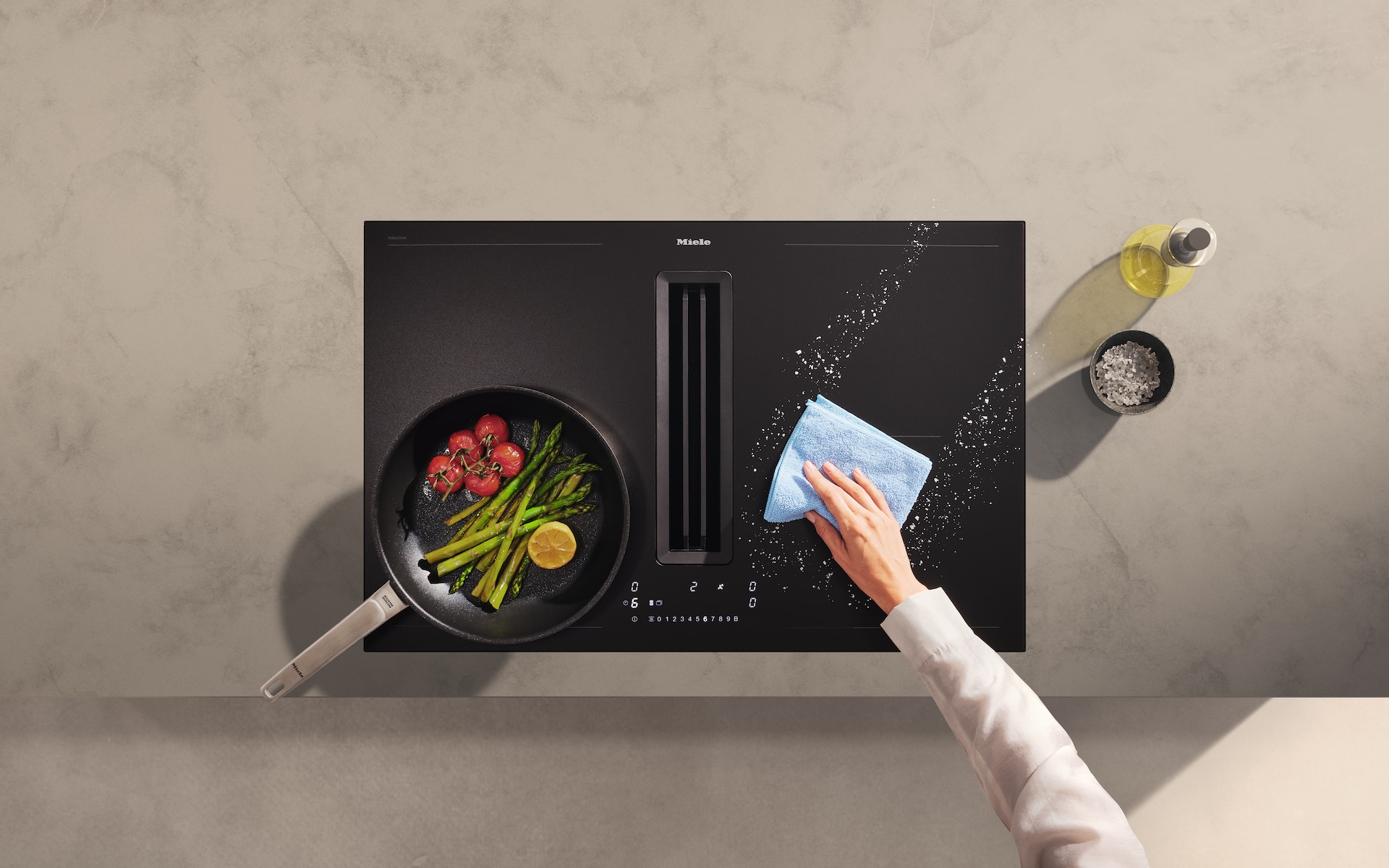 matowe płyty indukcyjne Miele