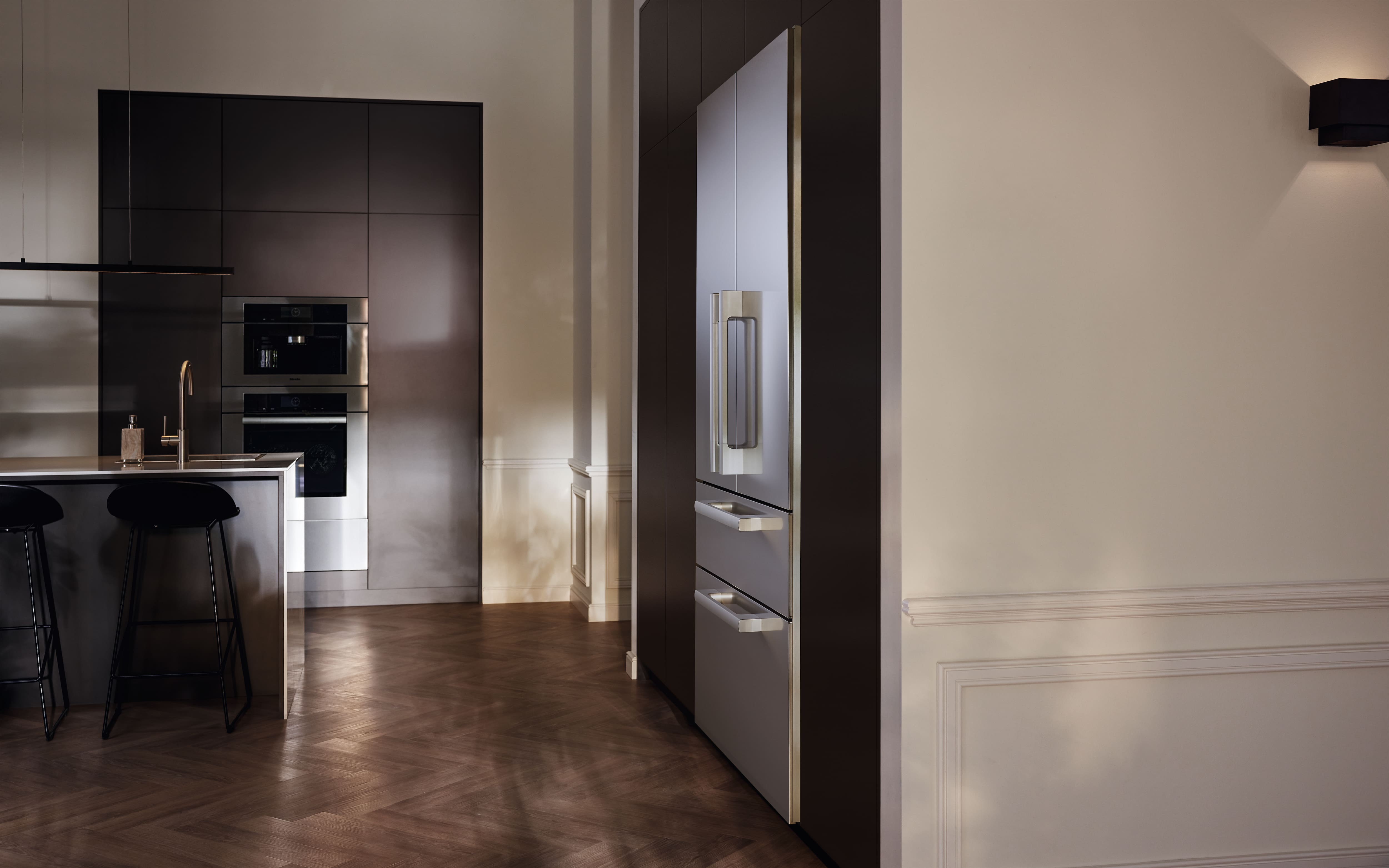 Miele - KFMC 3632 L Stainless steel front overhanging installation - 2