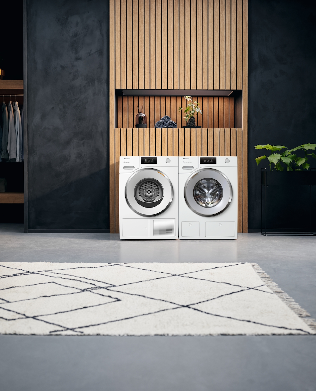 WWV 980 + TWV 780 9KG Washing Machine & Tumble Dryer Set product photo Back View ZOOM