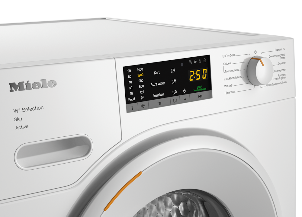 Miele - WSA123 WCS 8kg Active Lotuswit – Wasmachines - 4