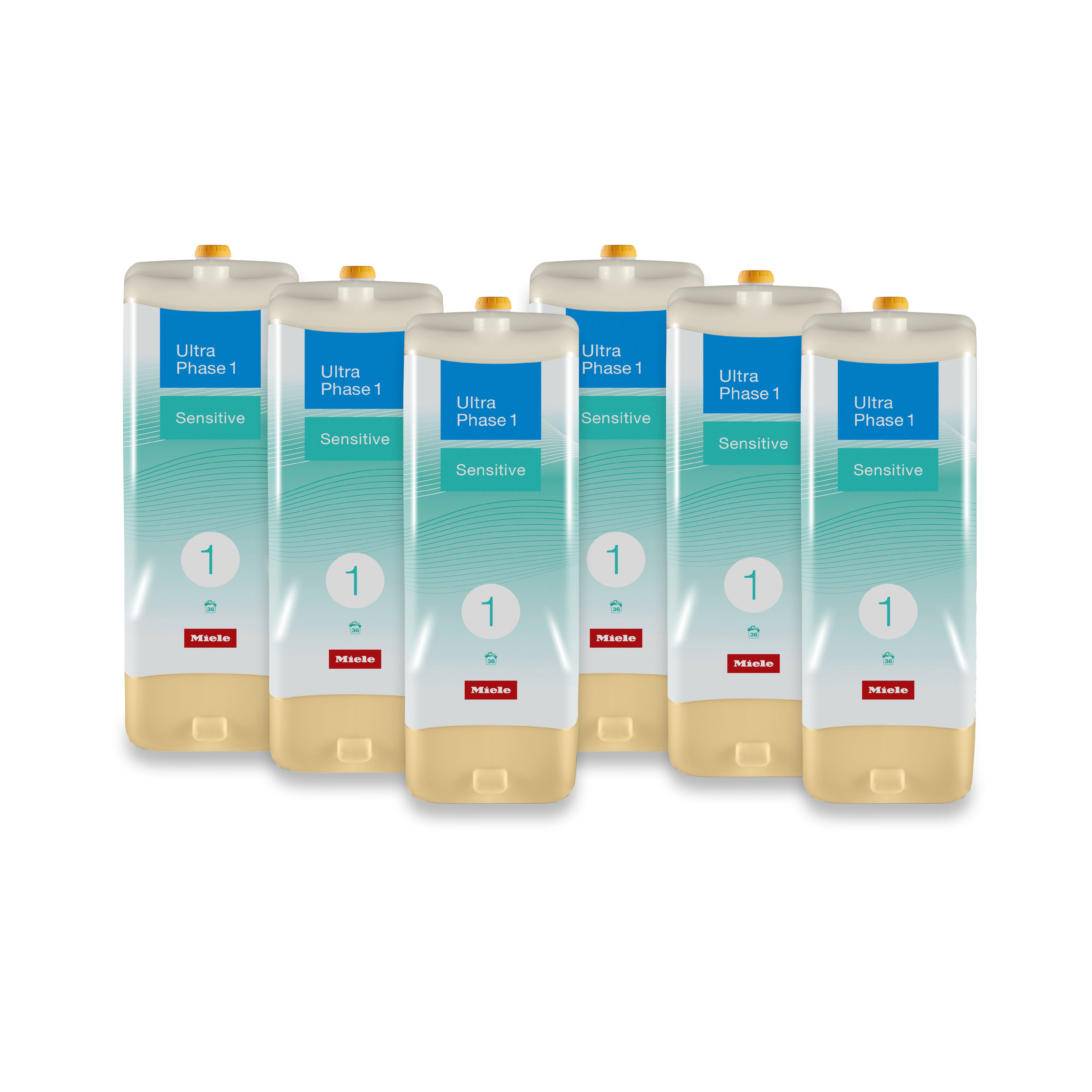 Miele - Set 6 UltraPhase 1 Sensitive – Waschmittel - 1 Miele - Set 6 UltraPhase 1 Sensitive – Waschmittel - 1