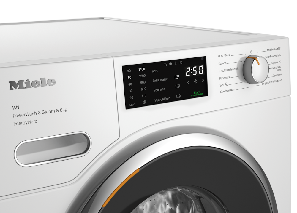 Miele - WWE380 WCS PWash&Steam&8kg Lotuswit – Wasmachines - 4