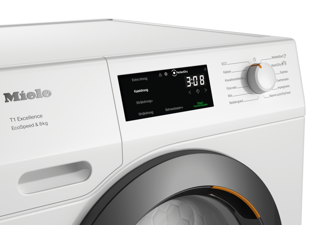 Miele - TEC655WP EcoSpeed&8kg – Drogers - 4
