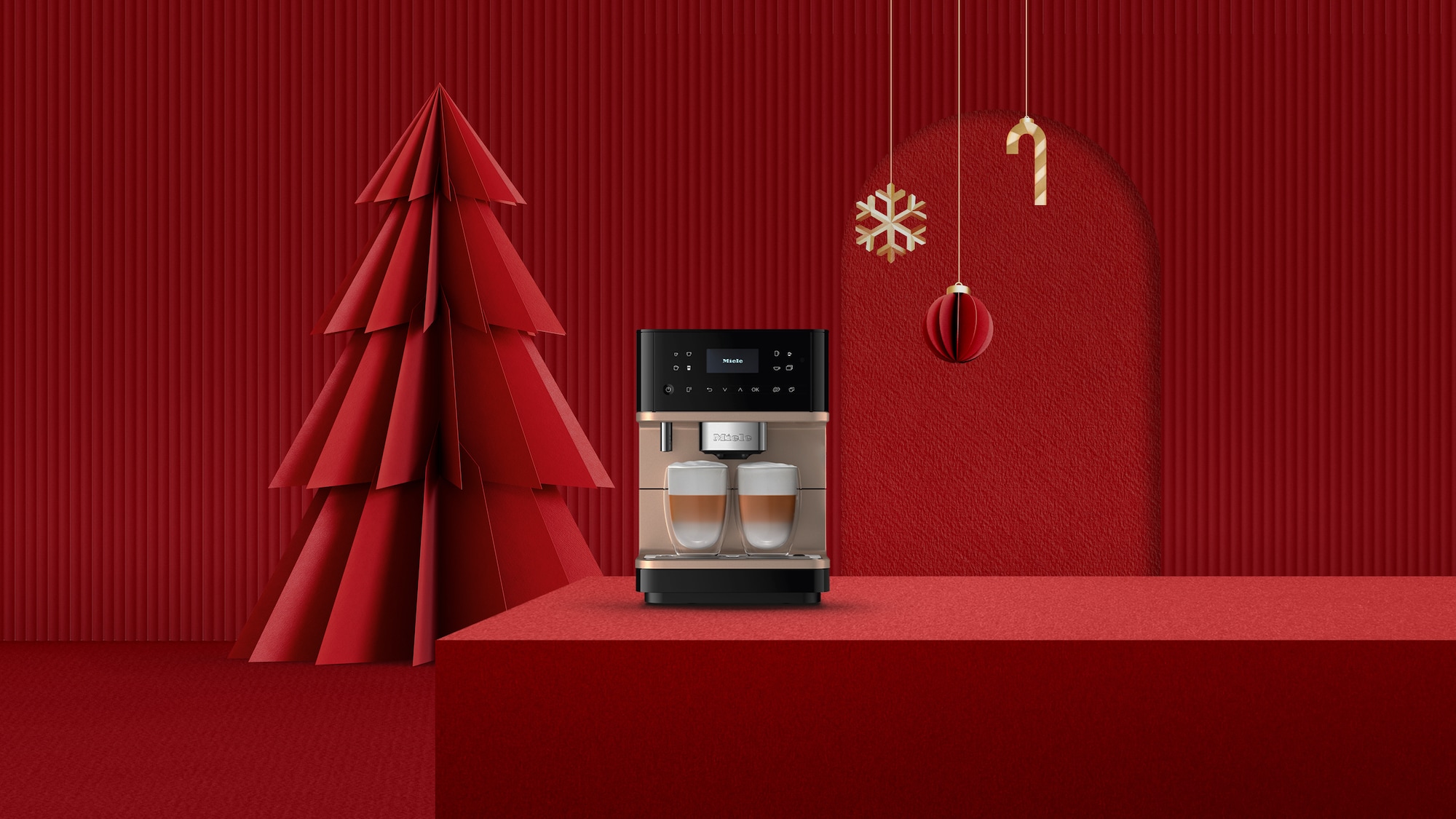 Freestanding coffee machine