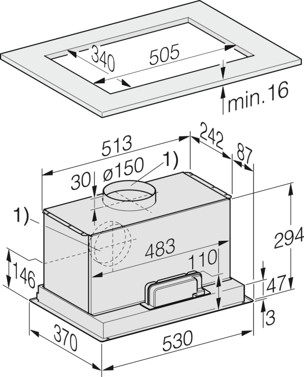 Installation drawing