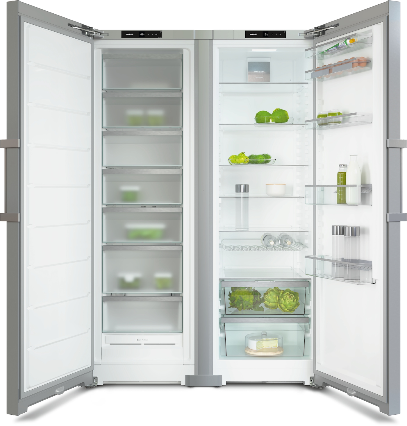 Refrigerator and Freezer Set: KS 4783 ED and FNS 4782 E product photo Front View2 L