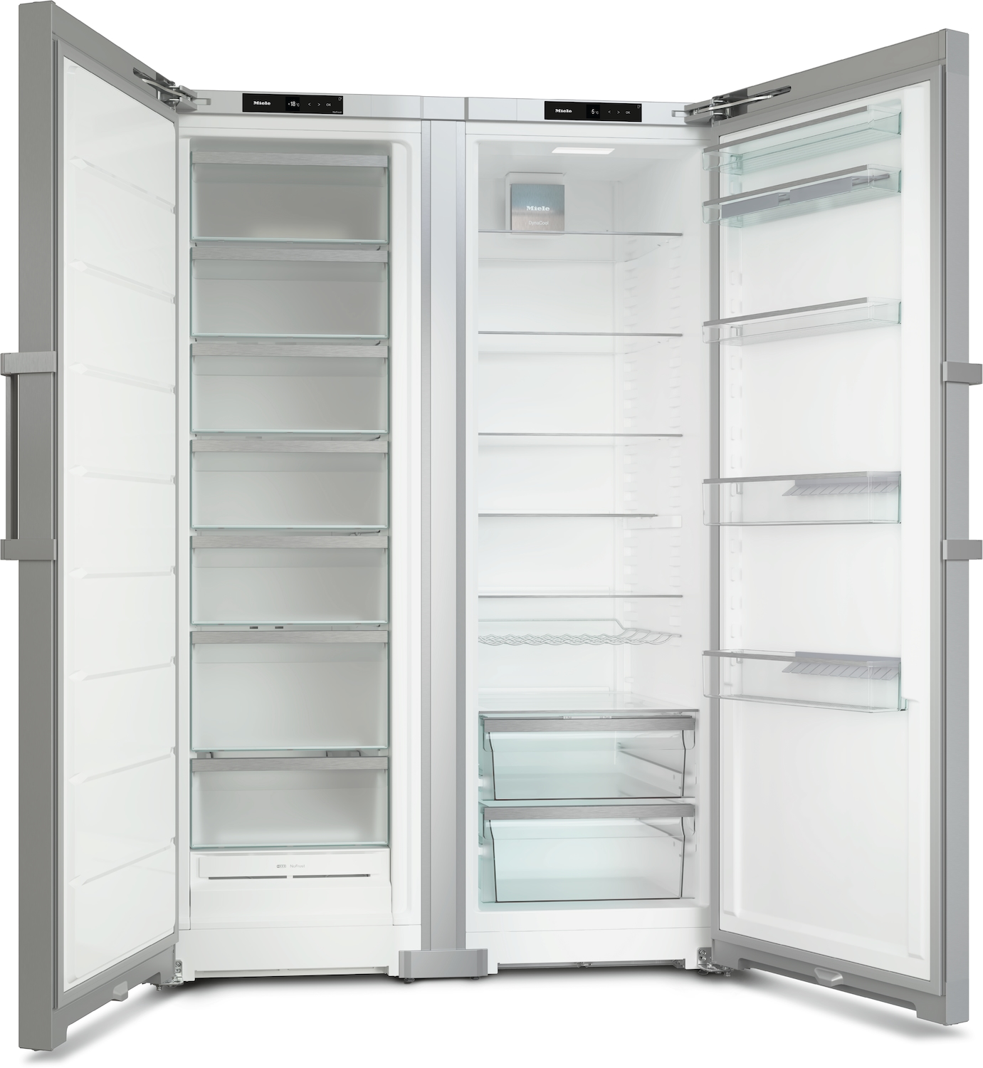 Refrigerator and Freezer Set: KS 4783 ED and FNS 4782 E product photo Front View3 L