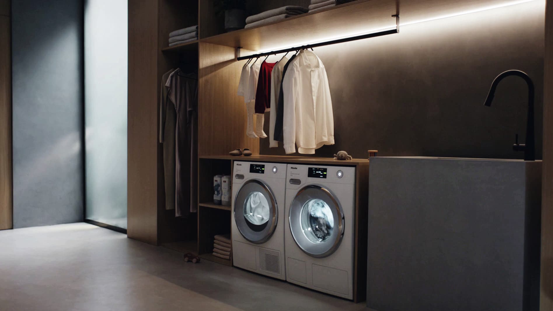 Miele W1 T1洗濯機と乾燥機
