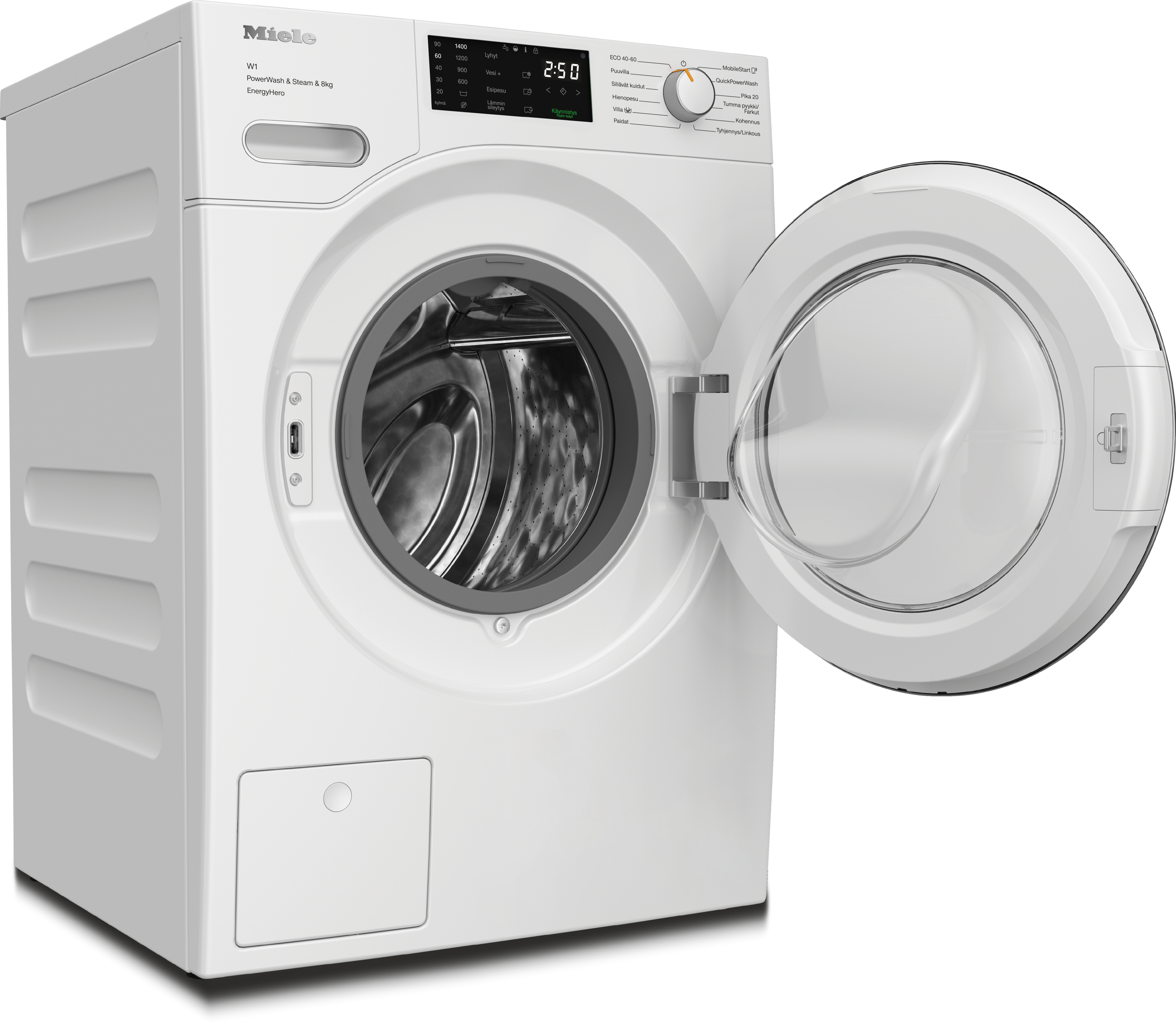 Miele - WWE380 WCS PWash&Steam&8kg – Pyykinpesukoneet - 2