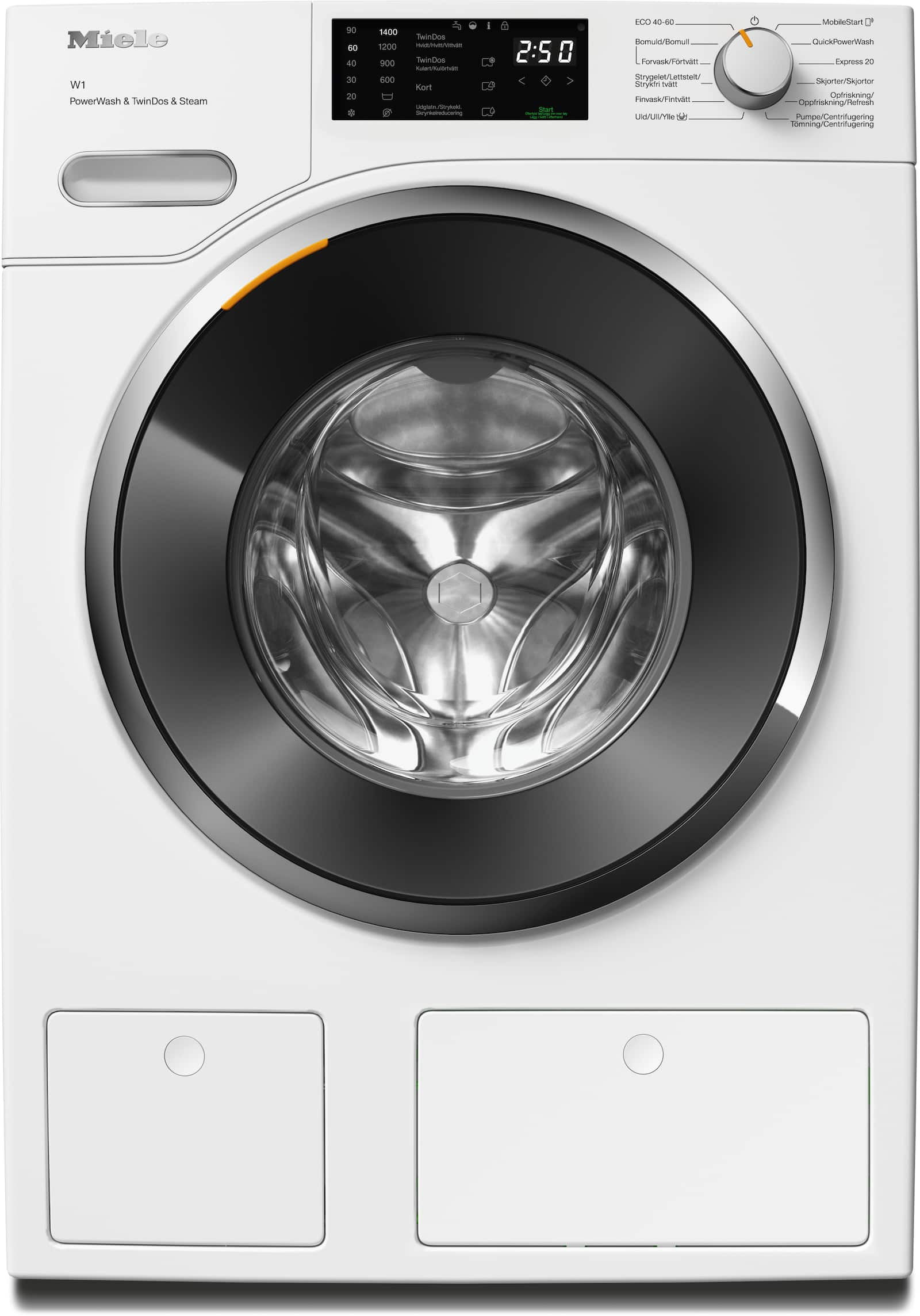 Vaskemaskiner - WWG880 WCS PWash&TDos&Steam Lotushvid - 1