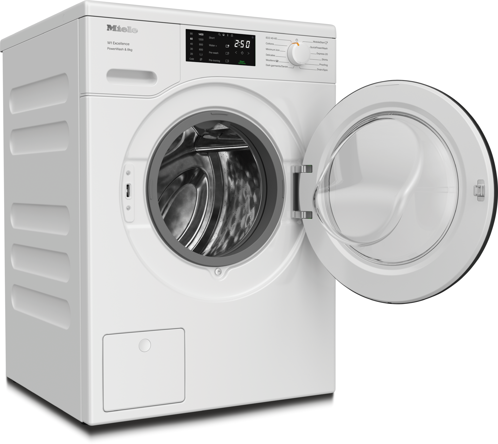 Washing machines - WEB365 WCS PWash&8kg Lotus white - 2