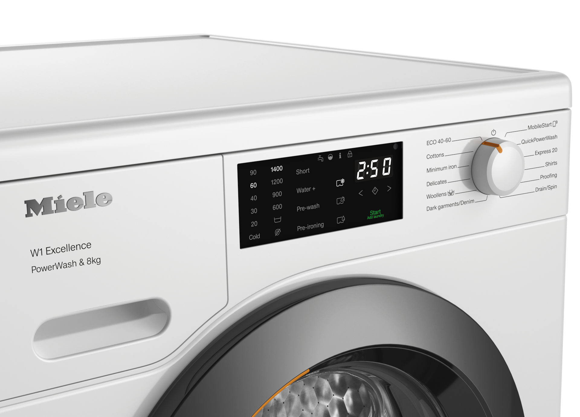 Washing machines - WEB365 WCS PWash&8kg Lotus white - 4